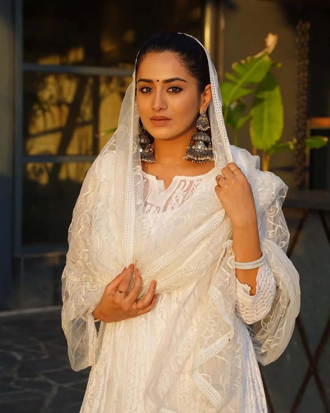 Indian Girl Rashi Singh in Beautiful White Dress